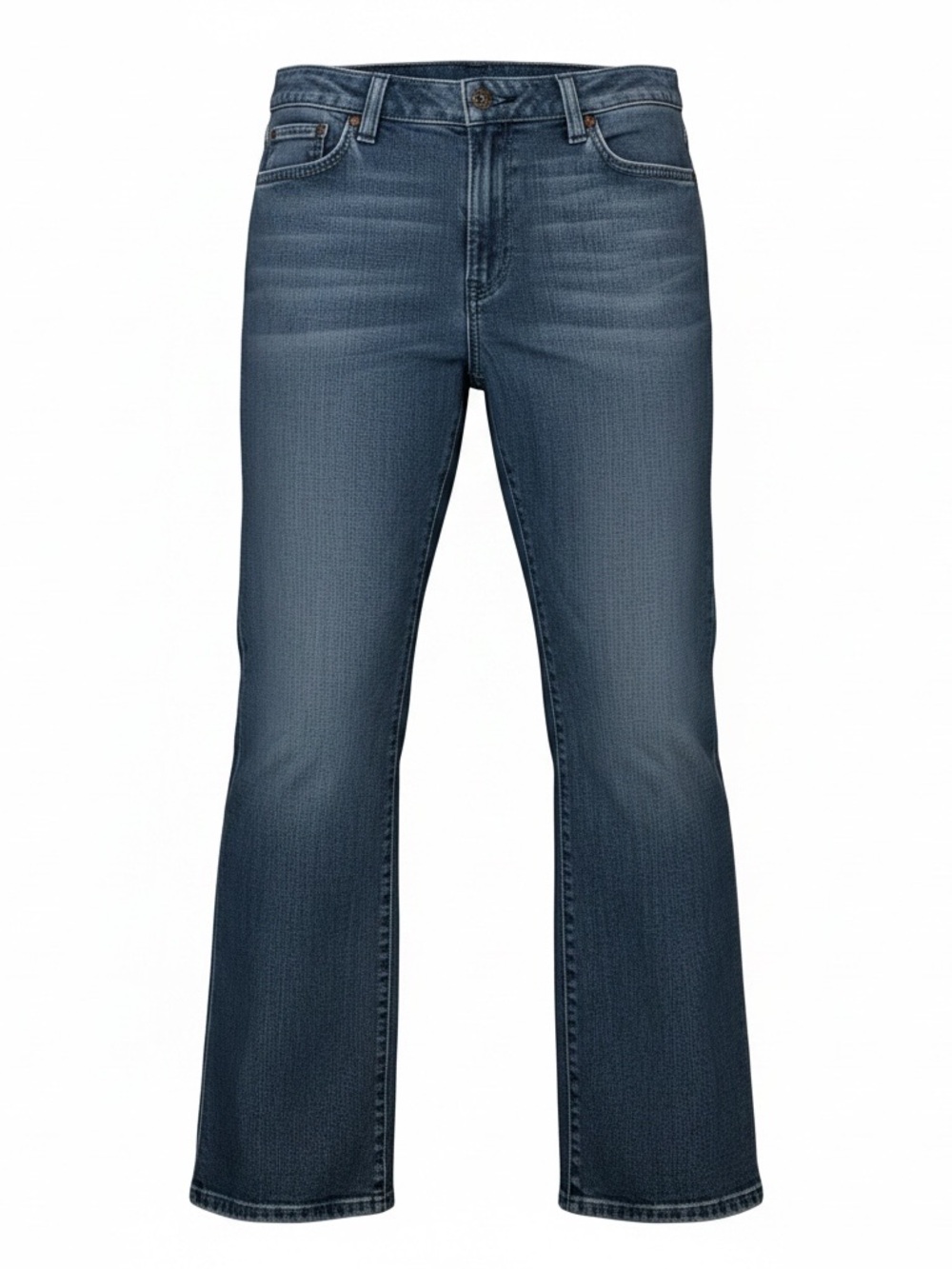 Lucky Brand Women’s Straight Leg Jeans in Dark Wash Blue. Size 14/32